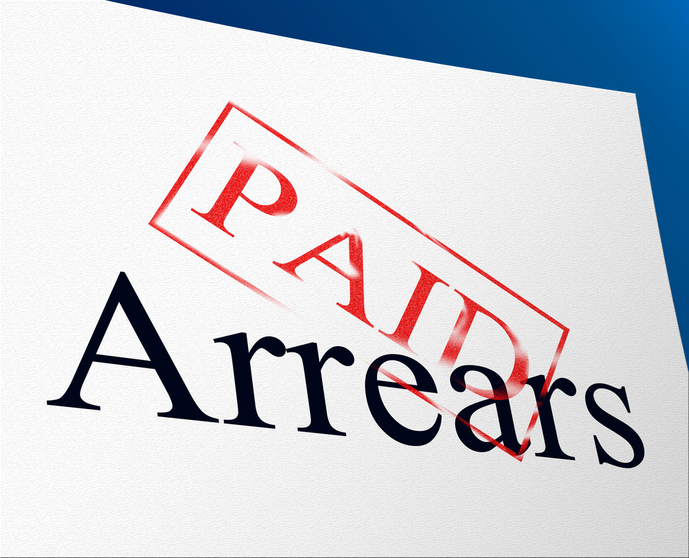 Pay show. Arrears. Law Agency.